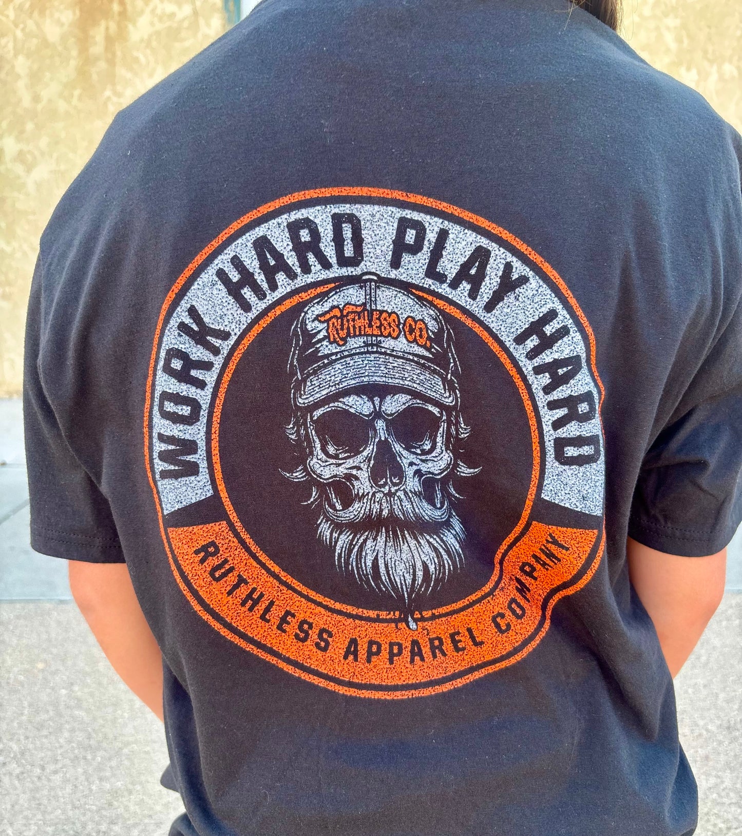 Work Hard Play Hard-Short Sleeve Tee