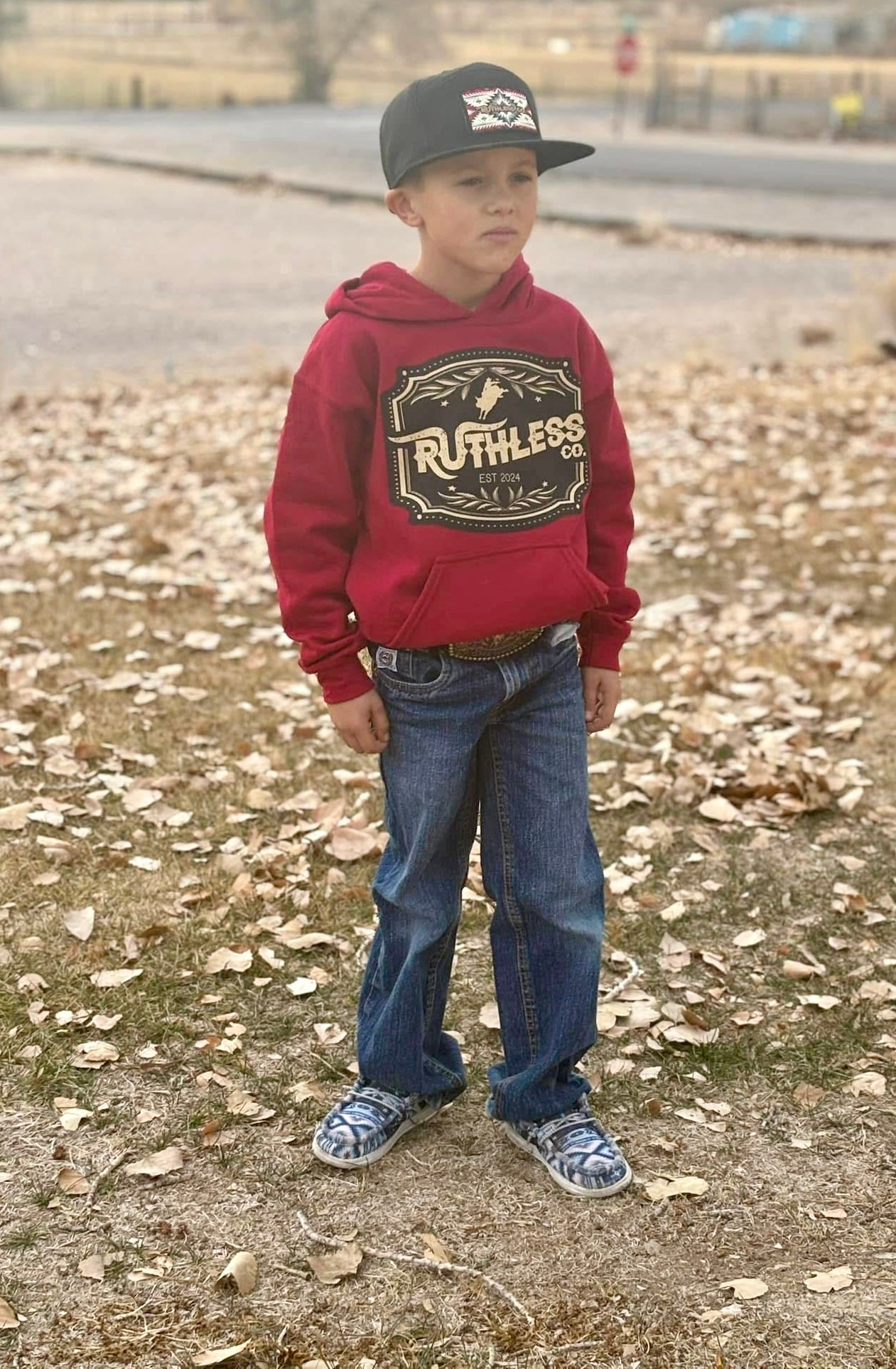 Youth buckle hoodie