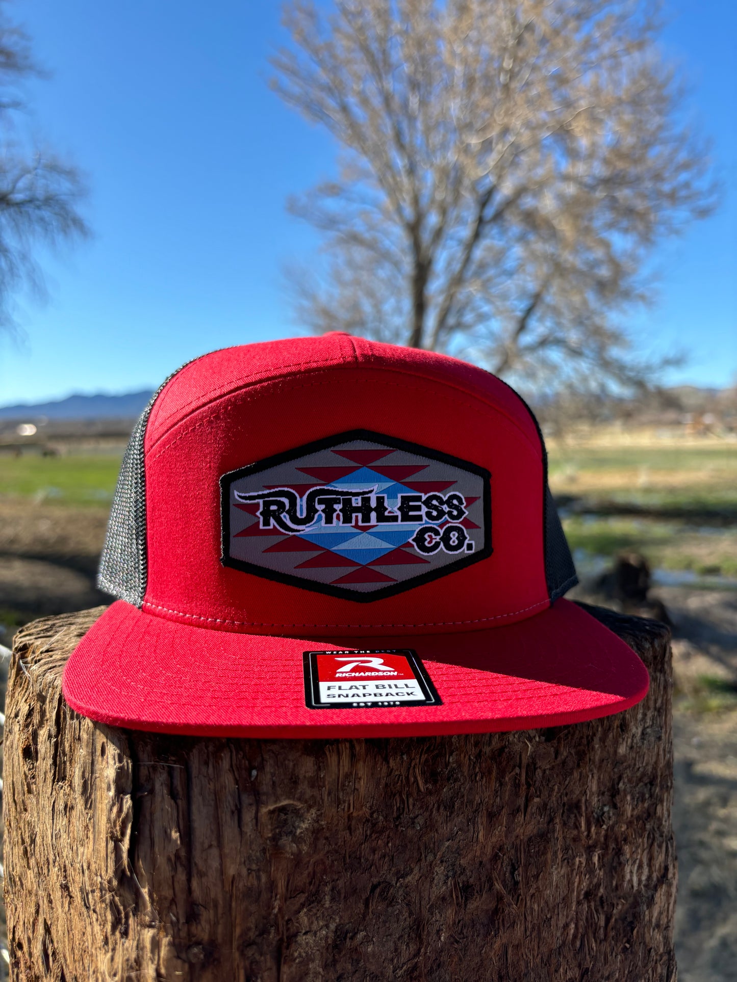 Red/Black Aztec Patch