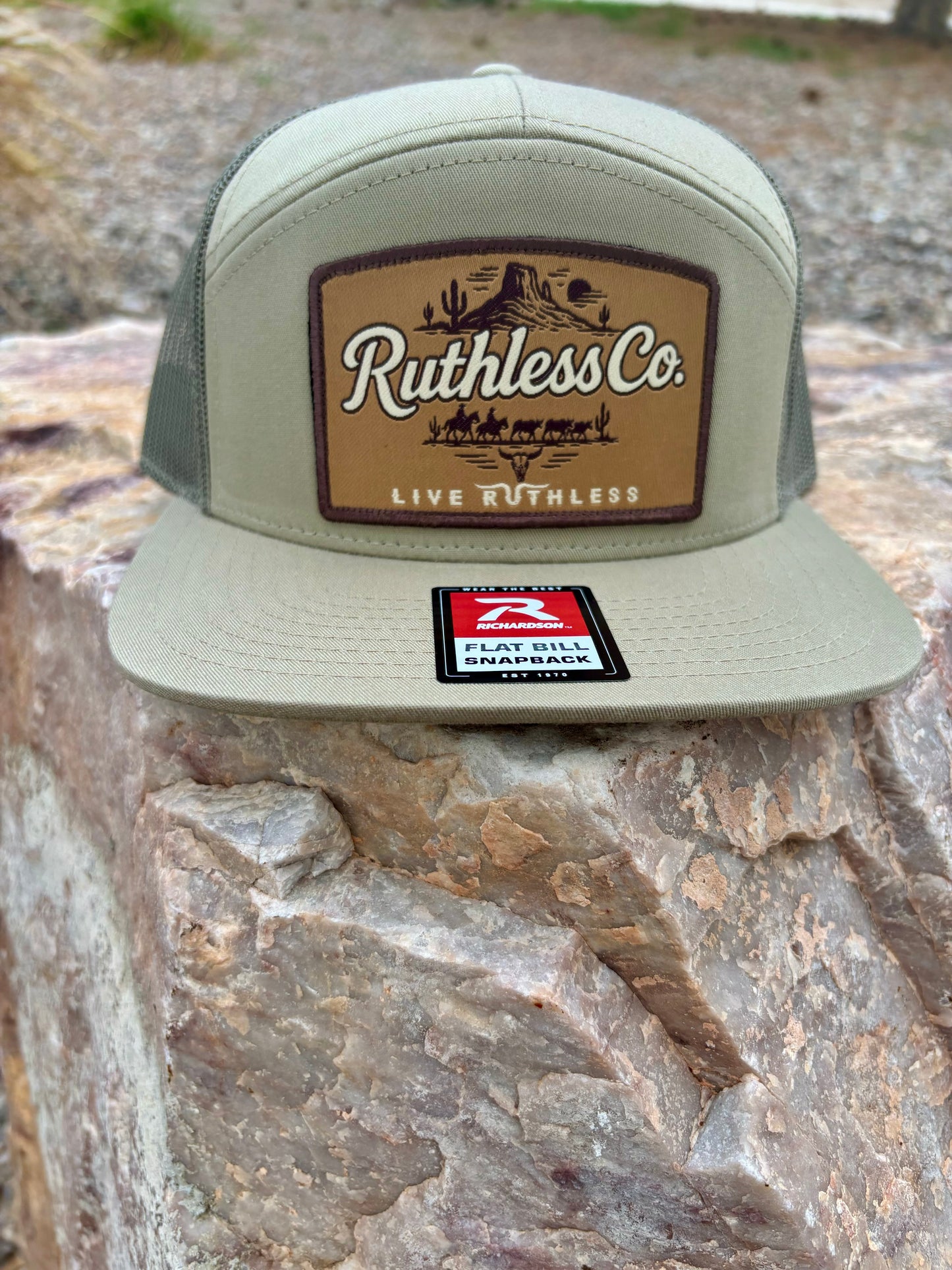 The Desert Cowboy Patch Hat- Loden