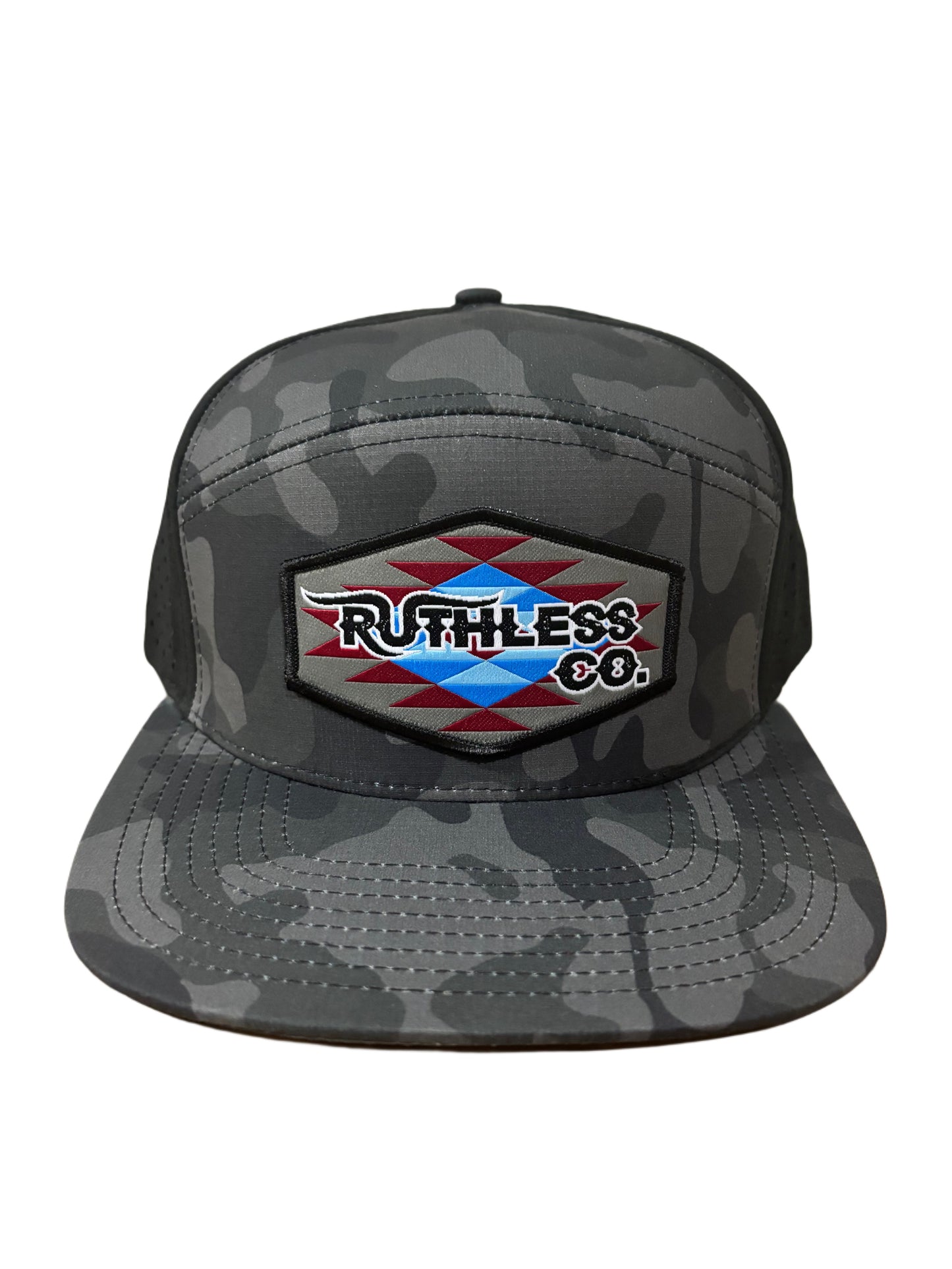 Black Camo Aztec Patch