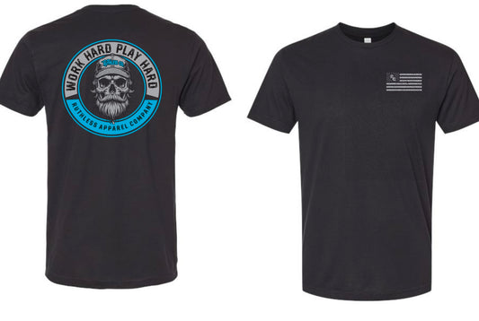 Work Hard Play Hard-Short Sleeve Tee