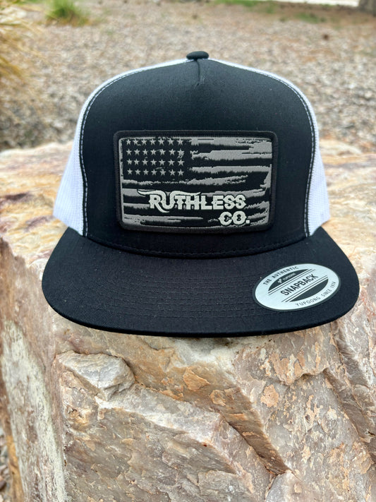 Black/White Flag hat